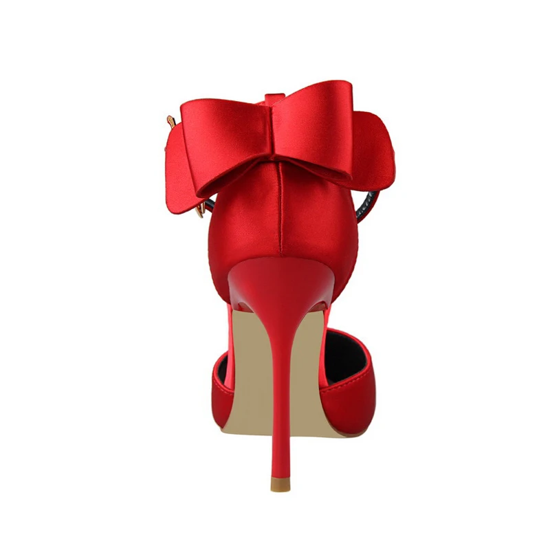 Женская Мода Экстремальных Красные Днища Высокие Каблуки Насосы Сандалии