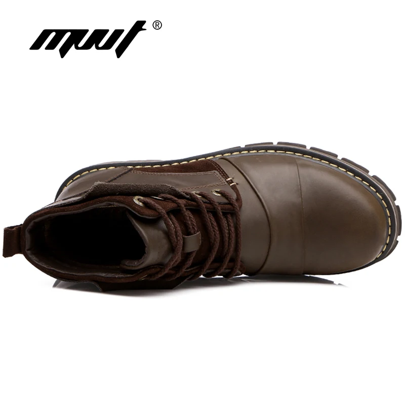 MVVT/ботинки из натуральной кожи мужские зимние ботинки супер качество ковбойские