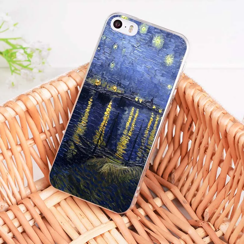 MaiYaCa Ван Гог Картина маслом тонкий сотовый Чехол для Apple iphone 11 pro 8 7 66S Plus X 5S SE XR XS MAX мобильных телефонов