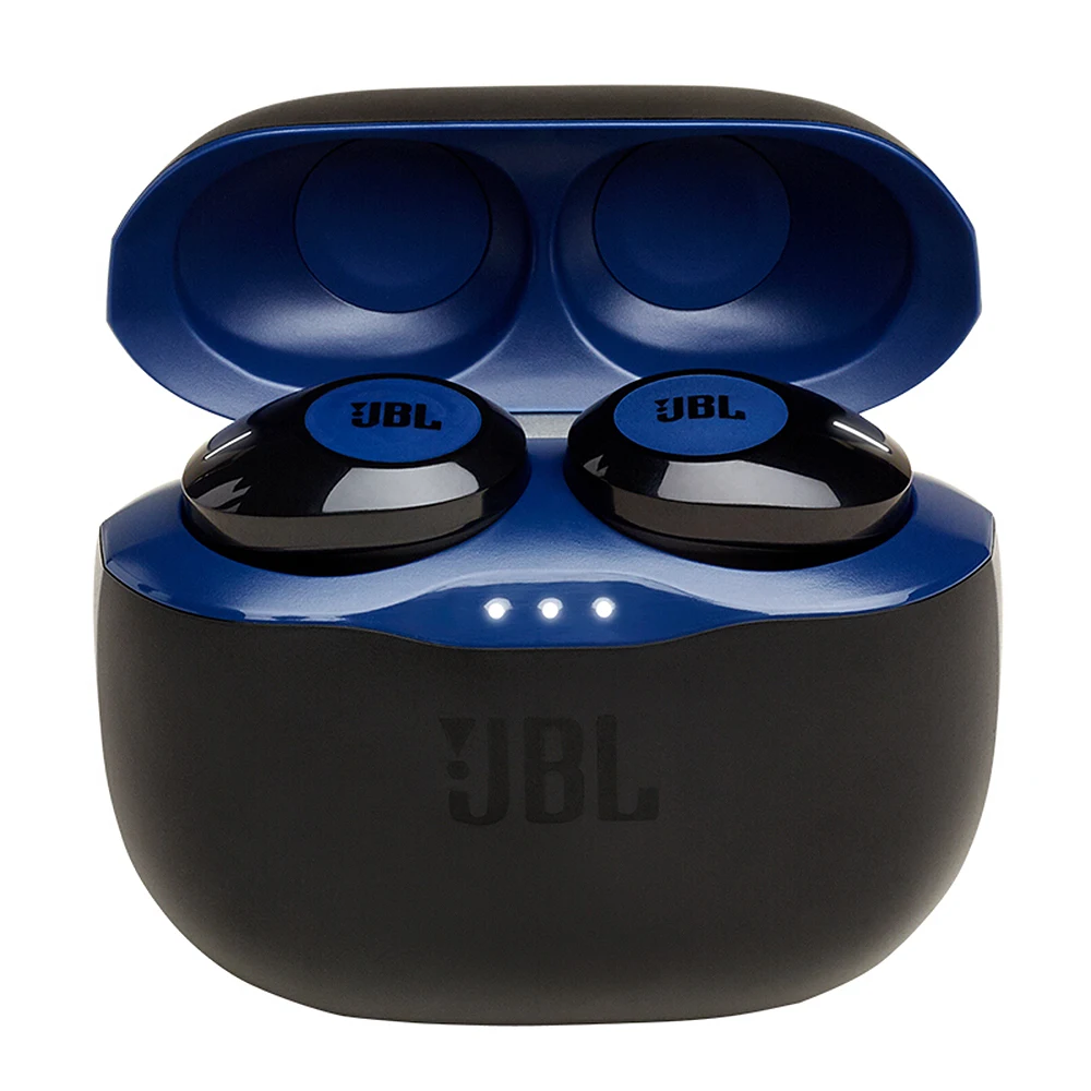 JBL TWS True беспроводные Bluetooth наушники TUNE120 с микрофоном наушники невидимые сенсорные управление спортивные наушники с зарядным чехлом