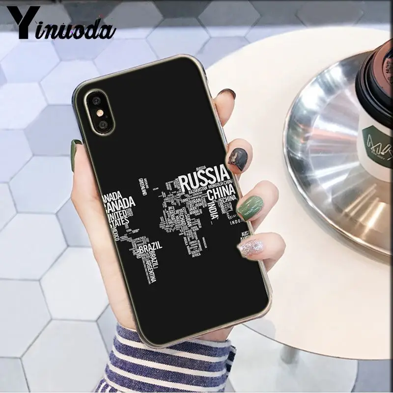 Yinuoda путешествие по всему миру Новинка чехол для телефона Fundas чехол для Apple iPhone 8 7 6 6S Plus X XS MAX 5 5S SE XR Чехол для мобильного телефона