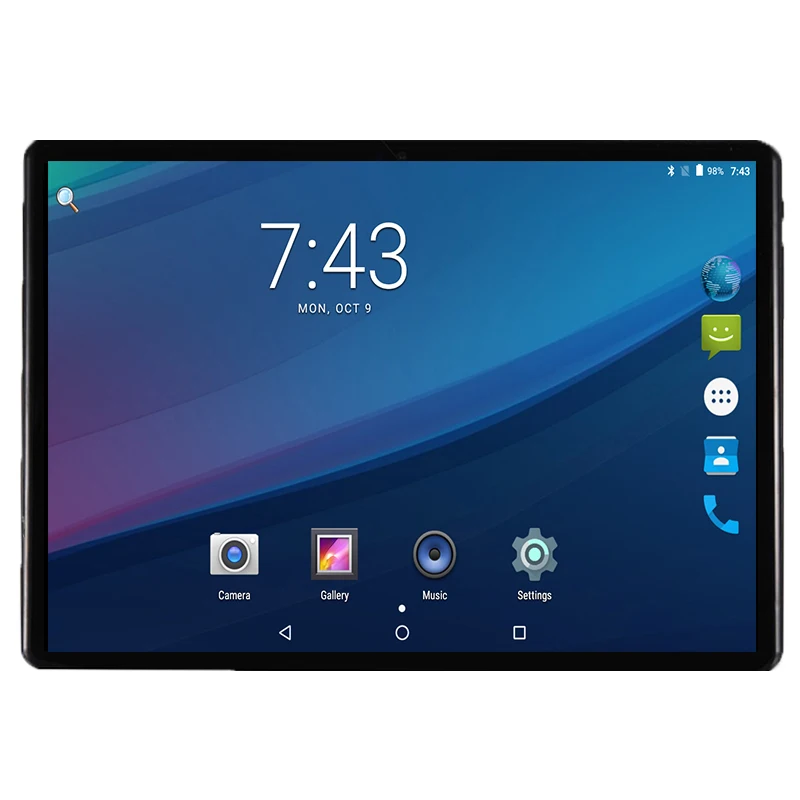 10 дюймовый планшет Android 7 0 супер закаленное стекло 2.5D четыре ядра 4 Гб ОЗУ 64 ПЗУ 8