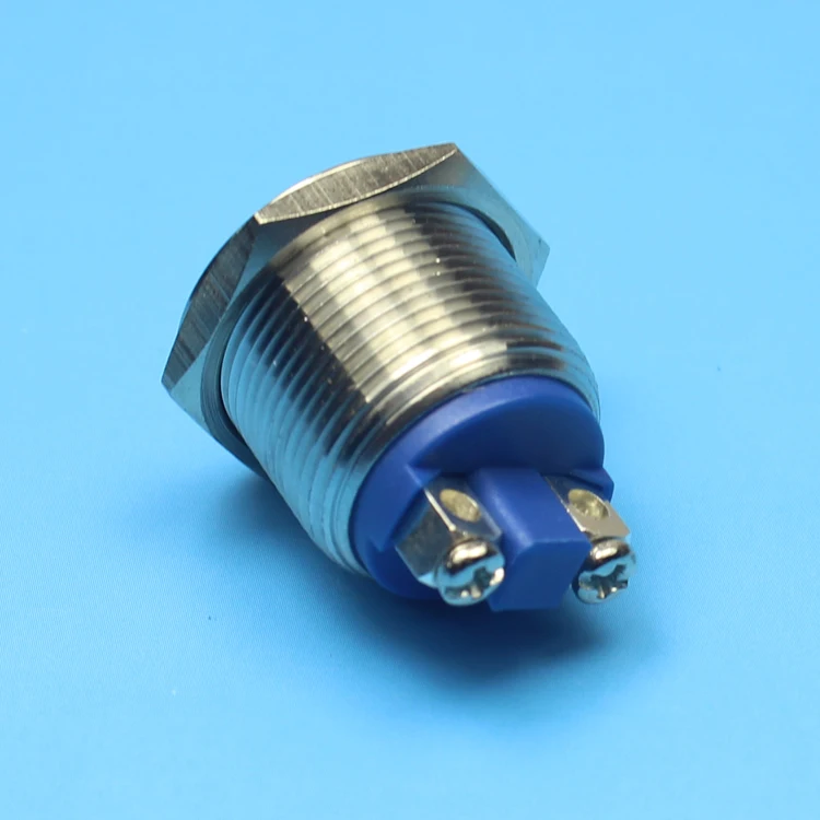 19 мм 1NO Плоская Круглая головка мгновенная Винтовая клемма водонепроницаемый