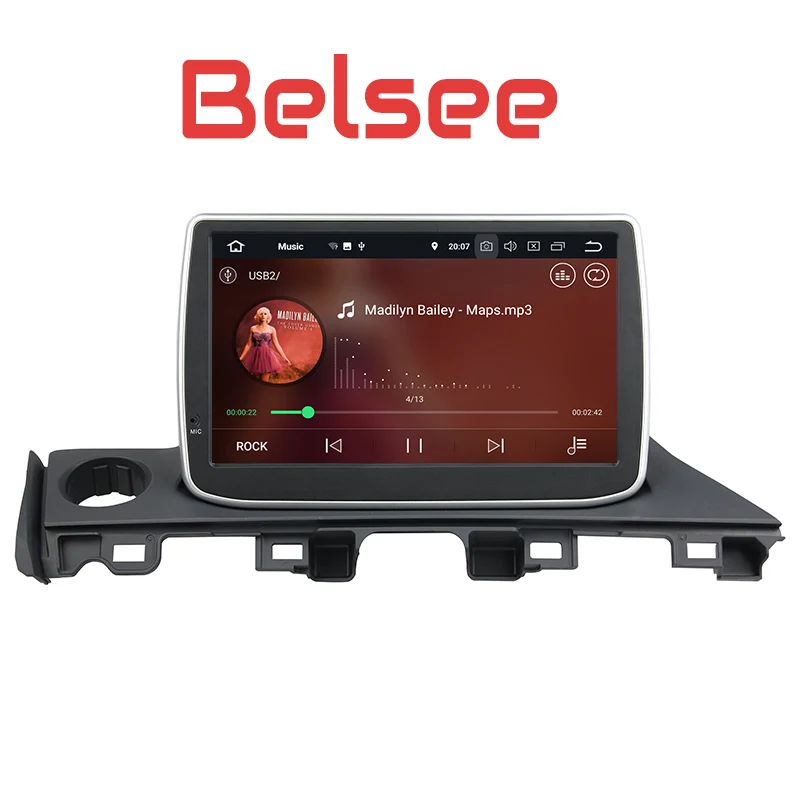 Belsee для Mazda 6 Atenza автомобильный стерео Android 8 радио Восьмиядерный 4 ГБ gps головное устройство Авторадио аудио плеер gps навигация