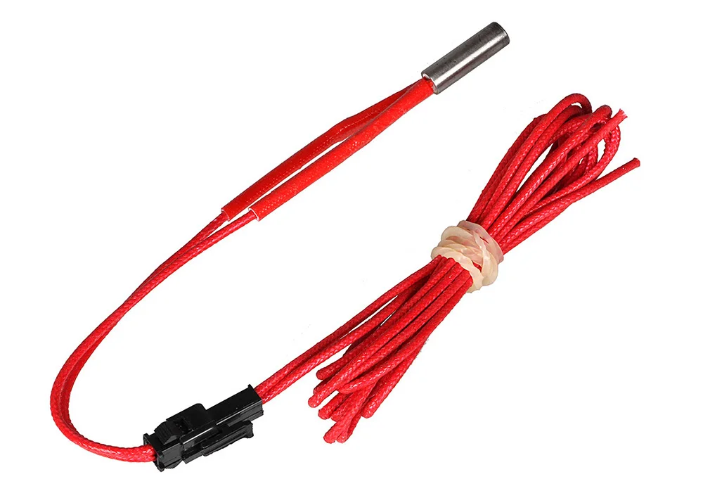 XCR3D 3D-принтеры Запчасти 12V 24V 40 Вт нагревательная трубка 6*20 мм просто заменить нагреватель 1/1. 5/2 м кабель нагревательная труба с разъемом