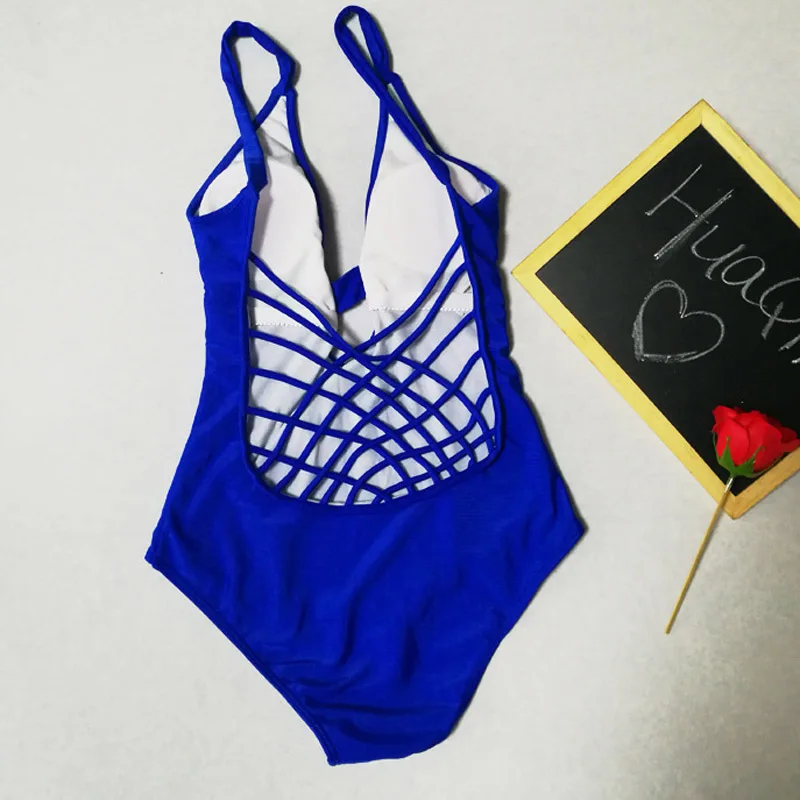 Сексуальный цельный купальный костюм для женщин модель 2018 Яркий Женская