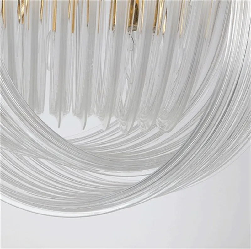 Современная Роскошная золотая металлическая изогнутая стеклянная трубка