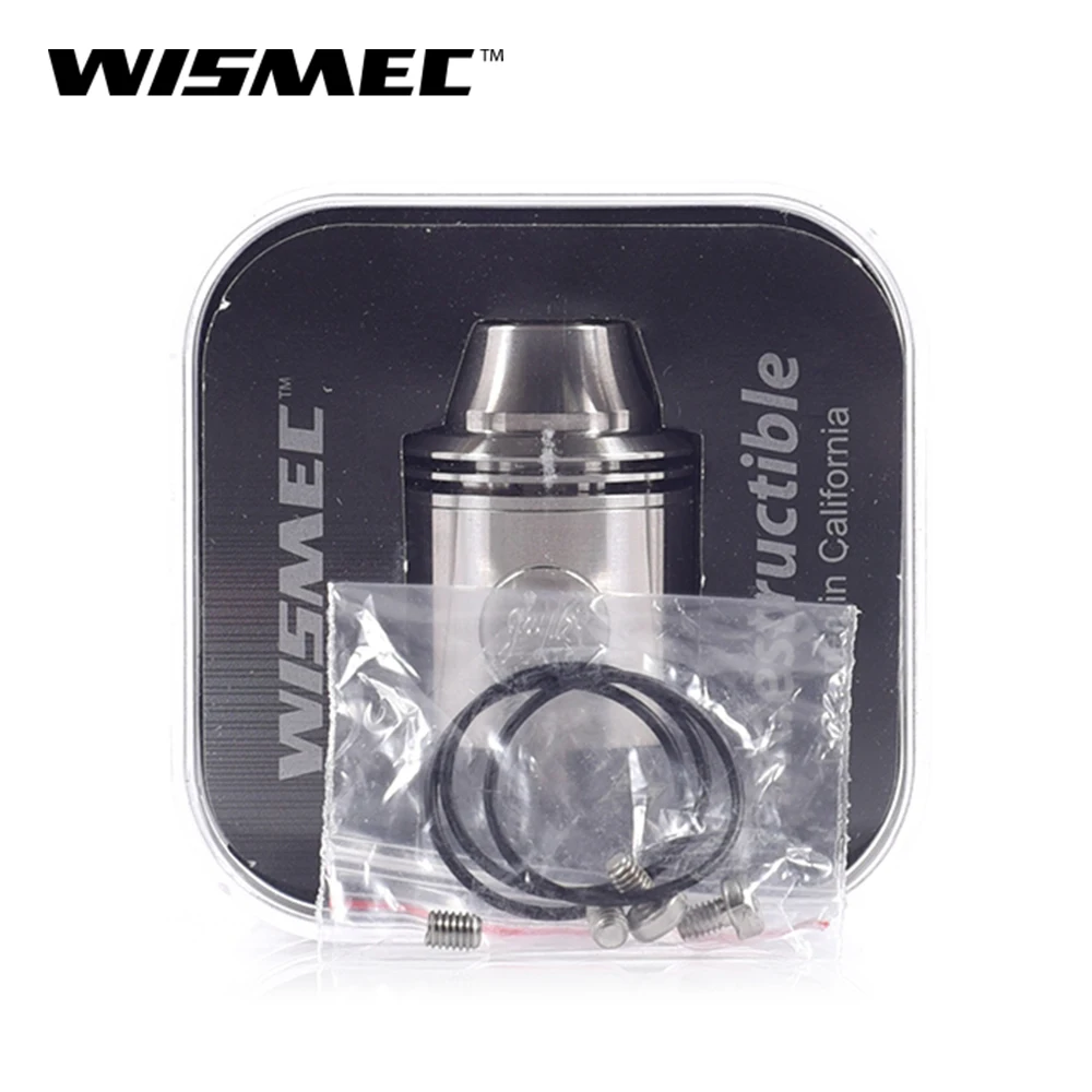 Акция оригинальный испаритель Wismec неразрушаемый RDA бак 22 мм Диаметр электронной