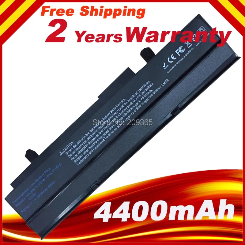 Черный Аккумулятор для ноутбука ASUS Eee PC 1011HAG 1011P 1011PX 1015 1015B 1015BX 1015C 1015CX 1015P 1015PD 1015PDG |