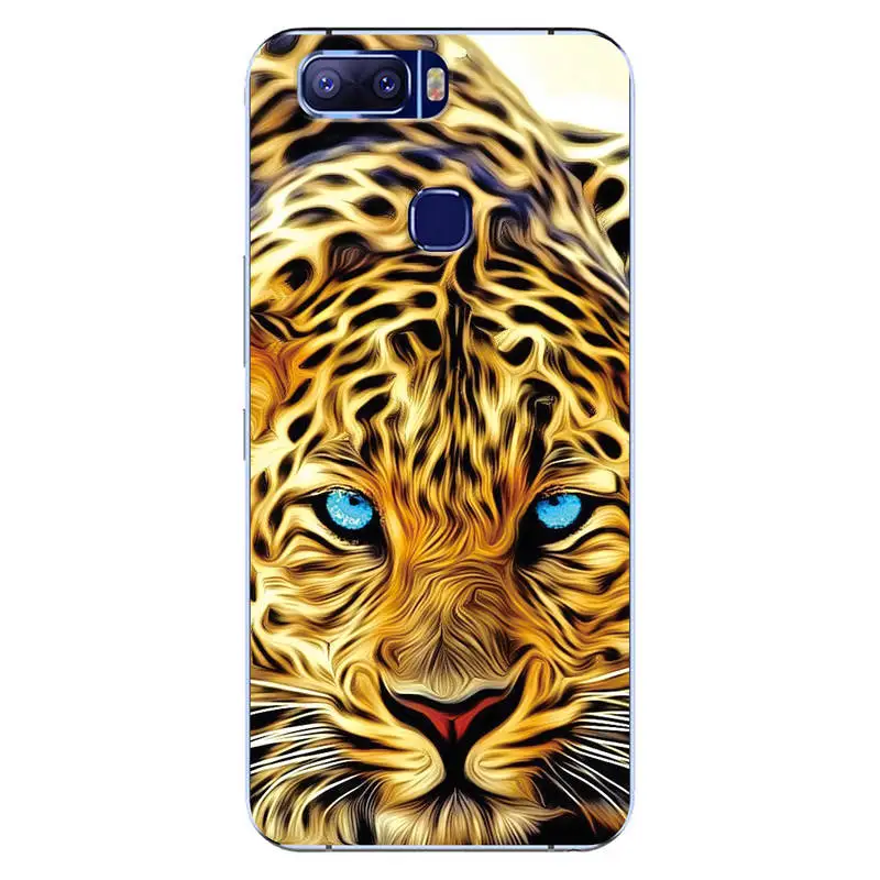 Чехол для leagoo S8 Pro страшно Тигр Лев животных рисунком Силиконовые Мягкий ТПУ про
