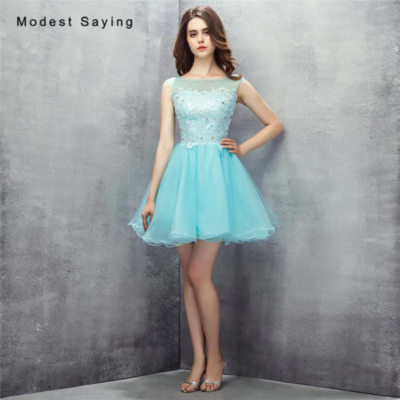 Элегантные кружевные бальные платья с бусинами 2017 Короткие мини со стразами для
