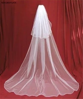 3m wedding veil long soft ivory white cathedral 2t bridal veils with comb wedding accessories 2021