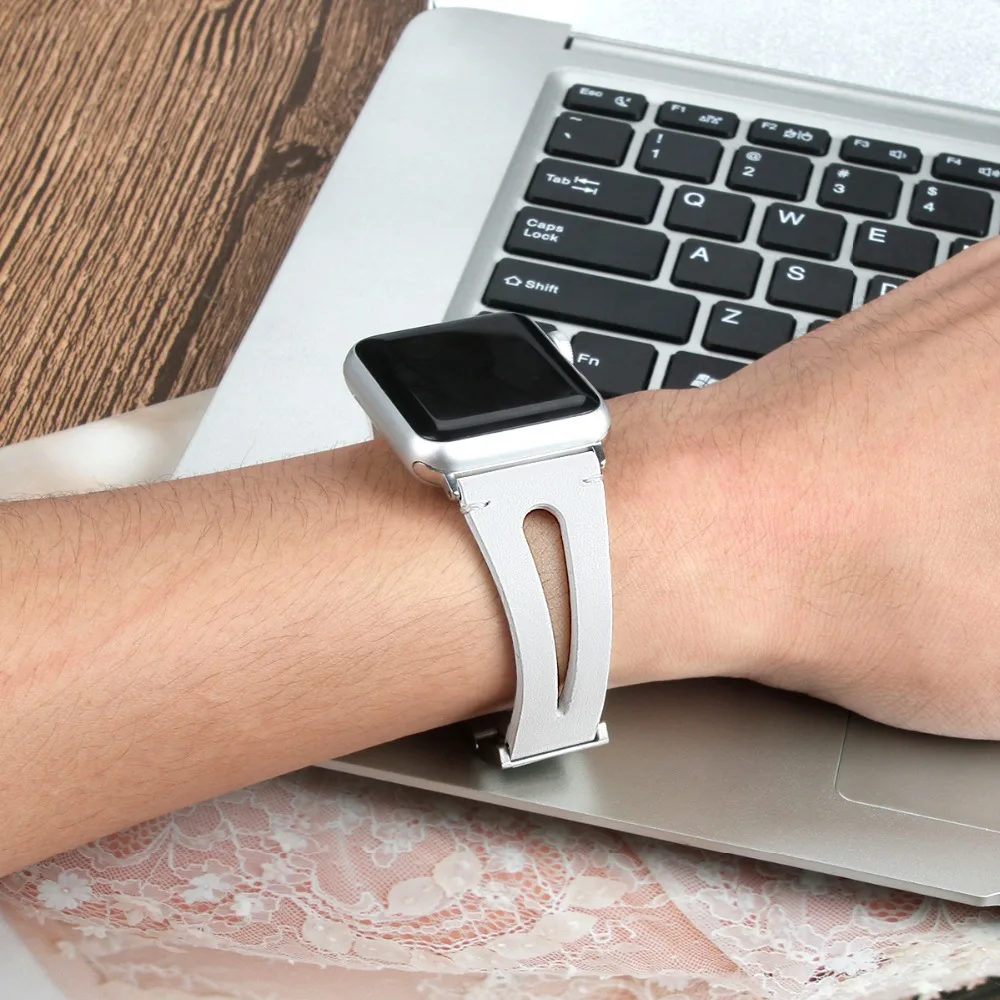Кожаный ремешок для apple watch, ремешок для apple watch 5, 4, 3, 44 мм, 40 мм, iwatch, 42 мм, 38 мм, ремешок из нержавеющей стали, застежка, браслет, аксессуары
