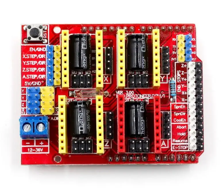 V3 гравер Щит 3D принтер ЧПУ для arduino щит V3|Интегральные схемы| |