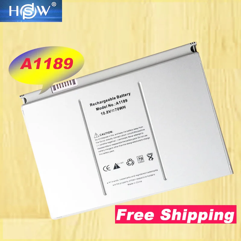 Аккумулятор HSW A1189 для ноутбука Apple MacBook Pro 17 'MA611B A1151 A1212 A1229 A1261|Аккумуляторы