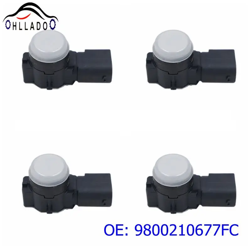 

4PCS HLLADO New PDC Sensor 9800210677FC 0263023587 For PSA PDC Ultrasonic Parking Sensor Bumper Aid Radar Sensor
