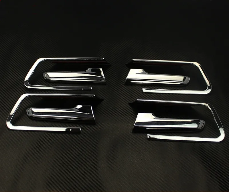 8pcs Welkinry Автомобильный ключ чехол для Toyota Prado FJ150 2010 2011 2012 2013 АБС хромированная внутренняя дверная чаша ручка отделкой - Название цвета: 8pcs