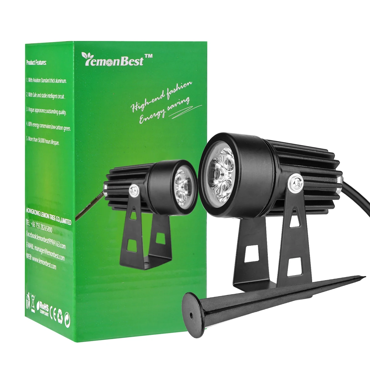 Водонепроницаемые уличные садовые светильники для газона светодиодная лампа с