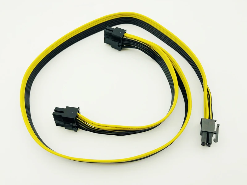 10 шт. модульные PSU кабели питания PCI e Molex 6pin до 2 8 pin 6 + 2pin Express Внутренний сплиттер