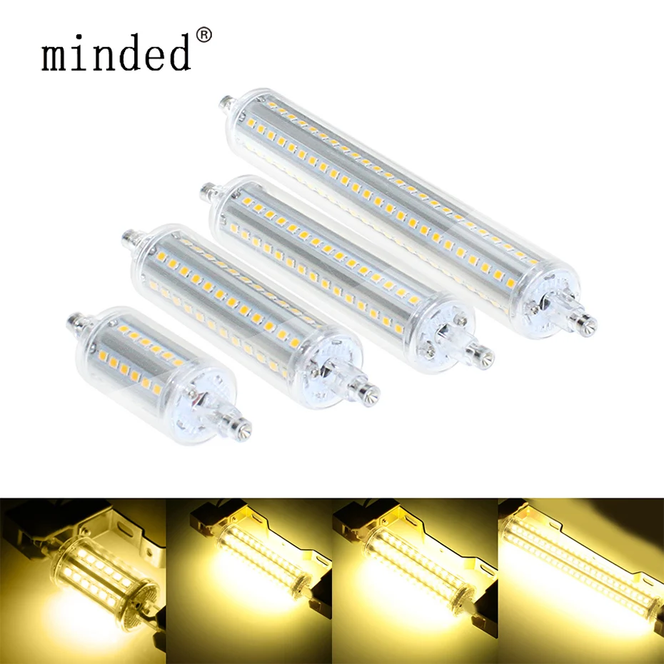 Lampadas R7S светодиодный светильник 2835 SMD 5 Вт 8 10 13 лампы для кукурузы 360 градусов 78 118 135