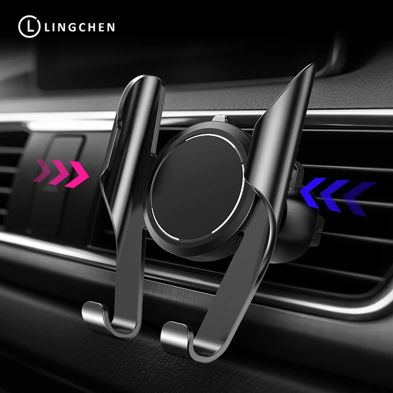 LINGCHEN Универсальный Автомобильный держатель для телефона на вентиляционное
