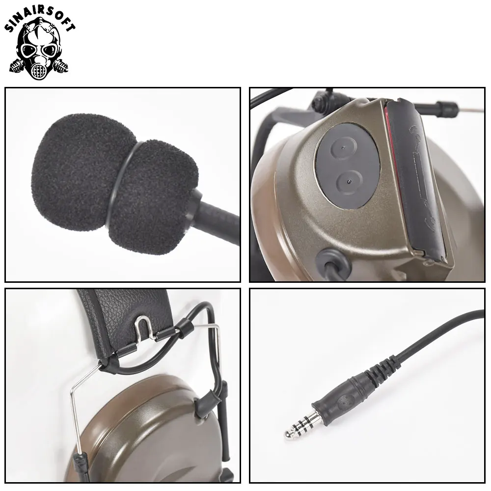 SINAIRSOFT Z tactical Sordin тактические наушники Airsoft Comtac 041 ZComtac II Стильная гарнитура шлем