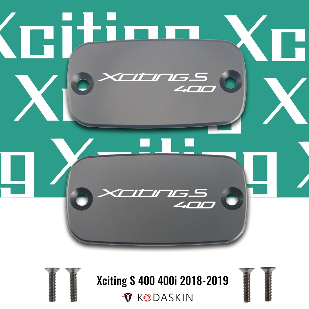 

KODASKIN CNC Aluminum Brake Fluid Reservoir Tank Cap Front Brake Cap for Xciting S 400 400i 2018 2019