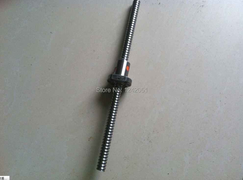 16 мм 1604 шаровой винт рулонный шариковый 1 шт. SFU1604 L 800 с фланец одинарная шариковая