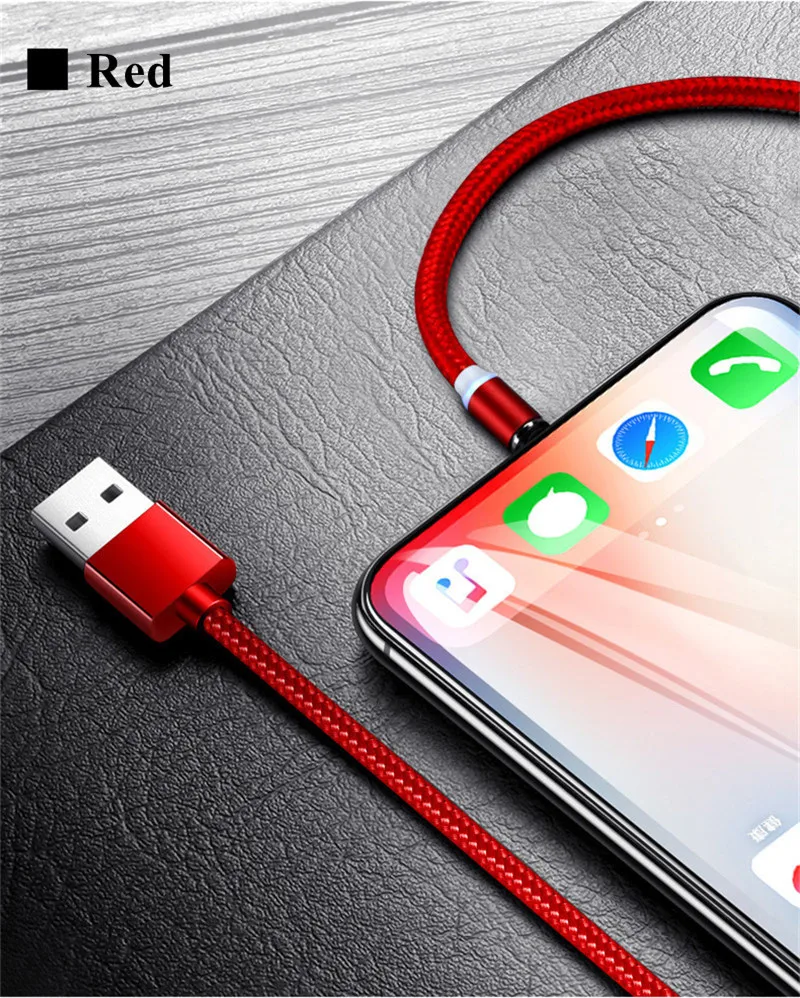 Светодиодный магнитный usb-кабель для зарядки кабеля USB type C Магнитный зарядный кабель для передачи данных Micro usb кабель для samsung Xiaomi huawei USB шнур