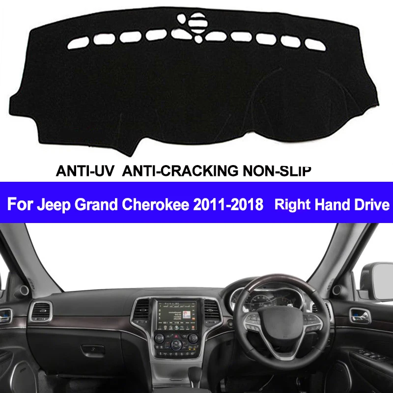 TAIJS крышка приборной панели автомобиля Даш коврик для Jeep Grand Cherokee 2011 2014 2015 2016 2017 2018