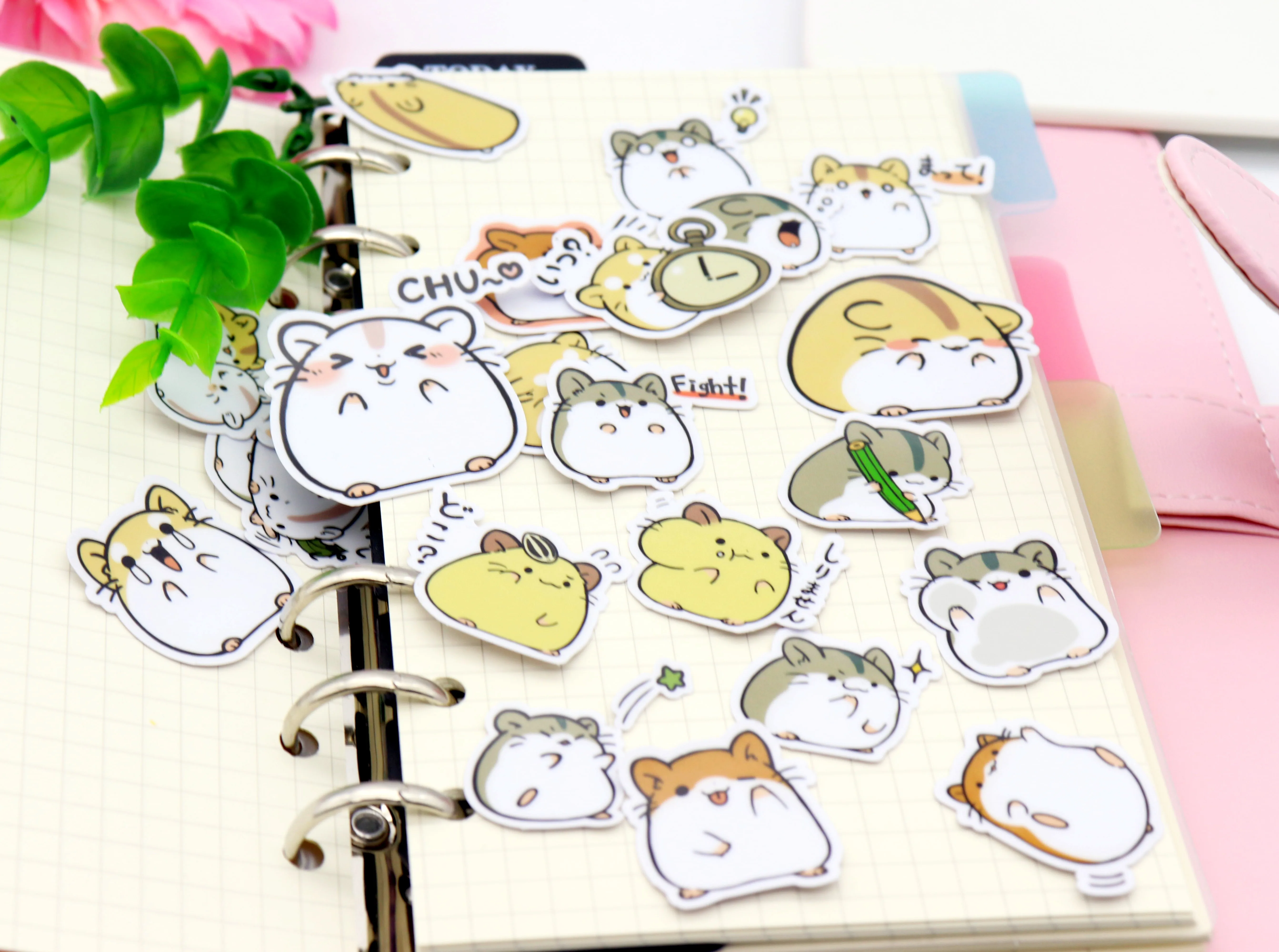 39 шт творческие kawaii ссамозакрывающийся крафт-Хомяк наклейки, красивые наклейки/декоративные наклейки-Стикеры/Сделай сам Ремесло Фото Альбомы для скрапбукинга