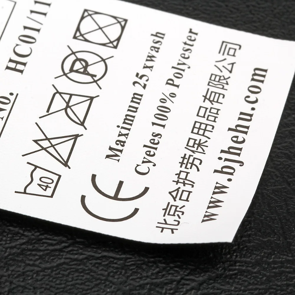 1000 шт нетканые ткани под заказ дизайн одежды уход этикетка моющаяся инструкция