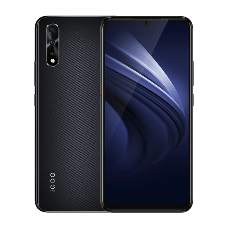 Черный Авторизованный мобильный телефон Vivo IQOO Neo 4G LTE Android 9,0 Snapdragon 845 отпечаток пальца на экране 6,3" AMOLED 4500 мАч смартфон - Цвет: Черный