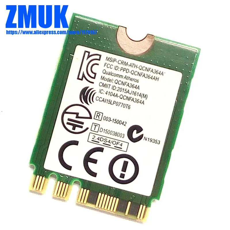 QCNFA364 Killer 1535 802.11ac 867 Мбит/с Беспроводная + BT 4 1 M.2 NGFF WiFi карта|killer 1535|wifi cardngff wifi |