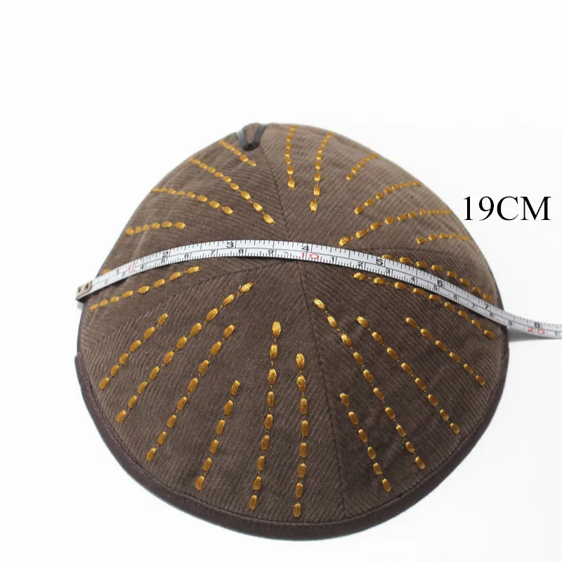 Еврейская кипа высокого качества хлопок точка Kippot|Мужская Skullies & шапочки| |