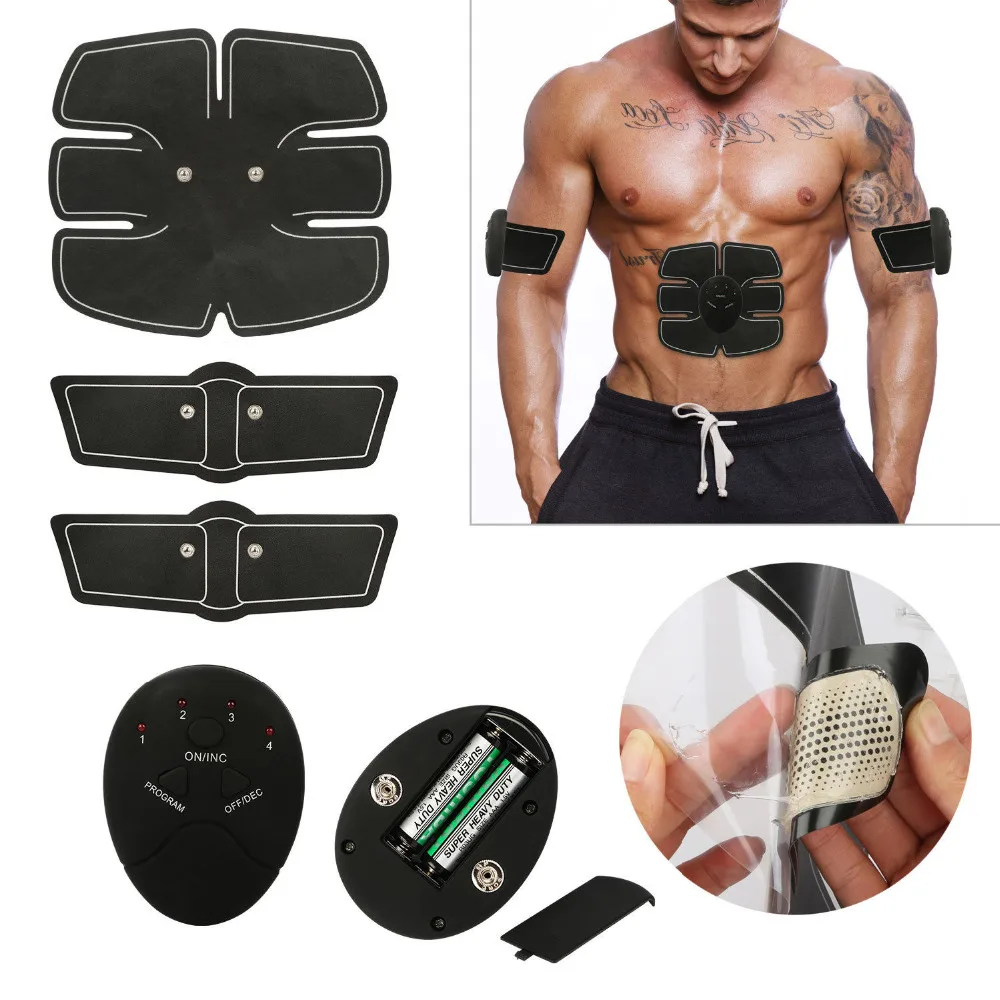 Muscle Electric Machine Training Abdominal Arm Trainer Slimming Body Belt Fat Gear EMS Technology ABS |