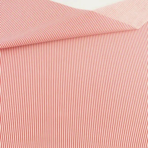 Красно белые полоски с принтом дизайнерские 100% хлопковые ткани четверть толстых