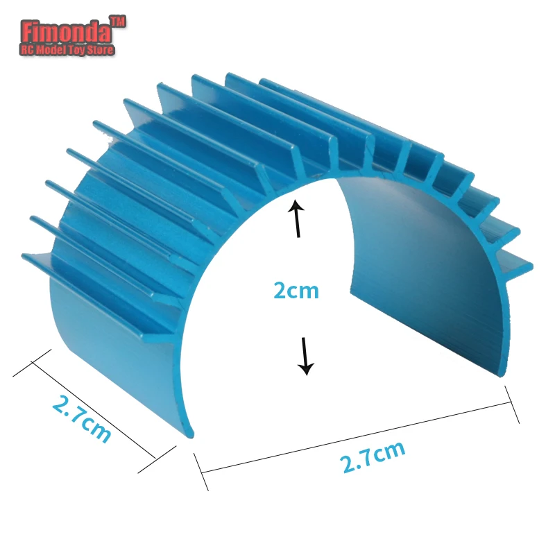Новый моторный радиатор Fimonda с вентилятором для 1/10 HSP RC автомобиля 380 390 2440|Детали и