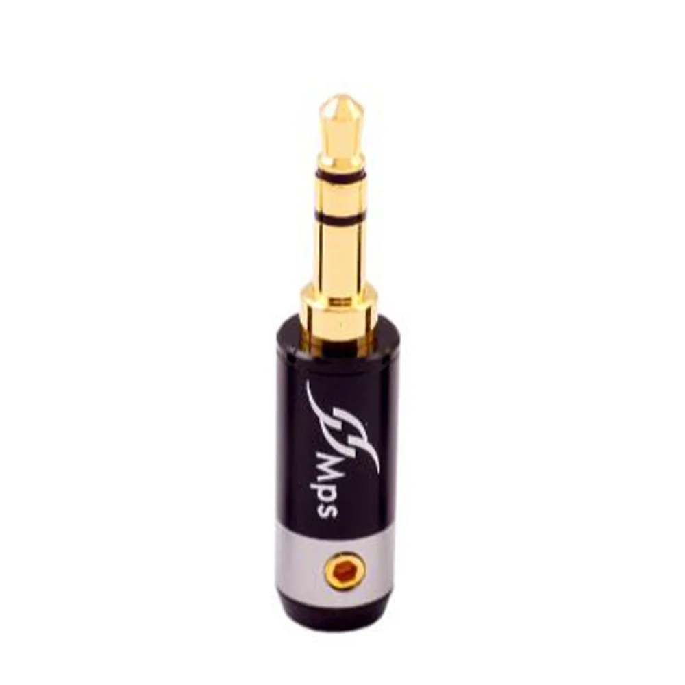 2pcs TAIWAN High quality 24K Gold Plating Pure Brass 3.5mm headphone audio plug | Электроника