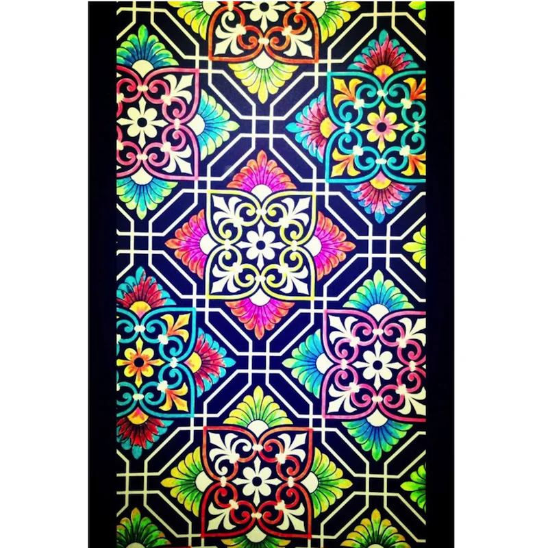 Креативная книжка раскраска для взрослых 62 узора антистресс Расслабляющая