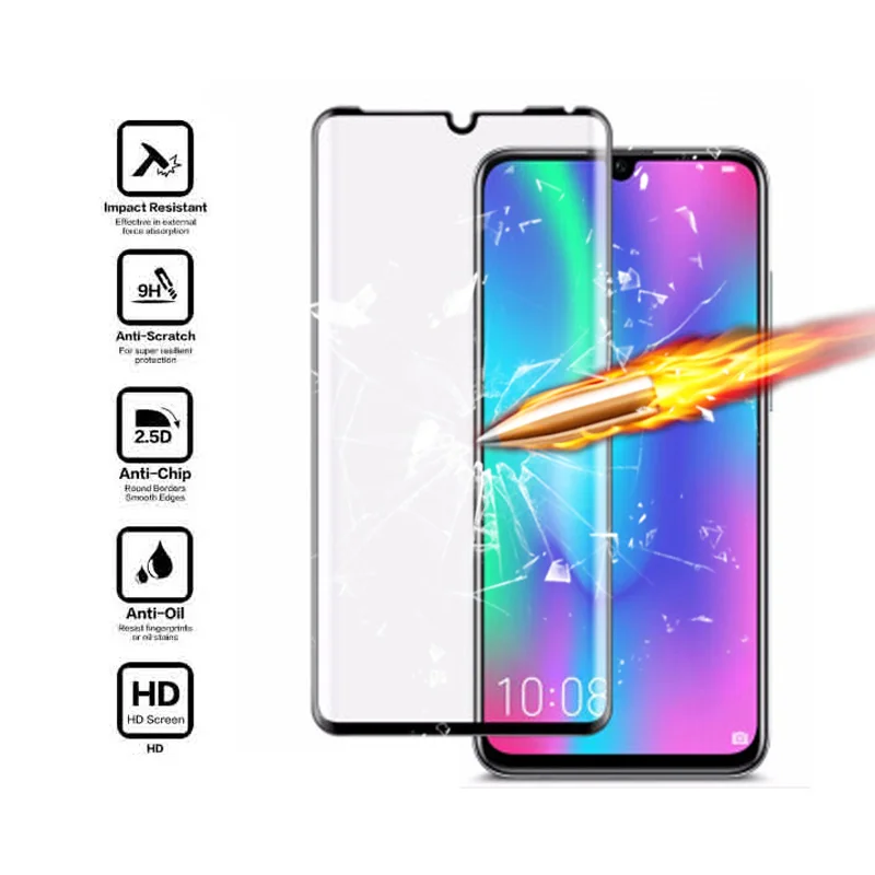 3D изогнутое закаленное стекло для Huawei P30 P30L защита экрана Защитное Pro|Защитные