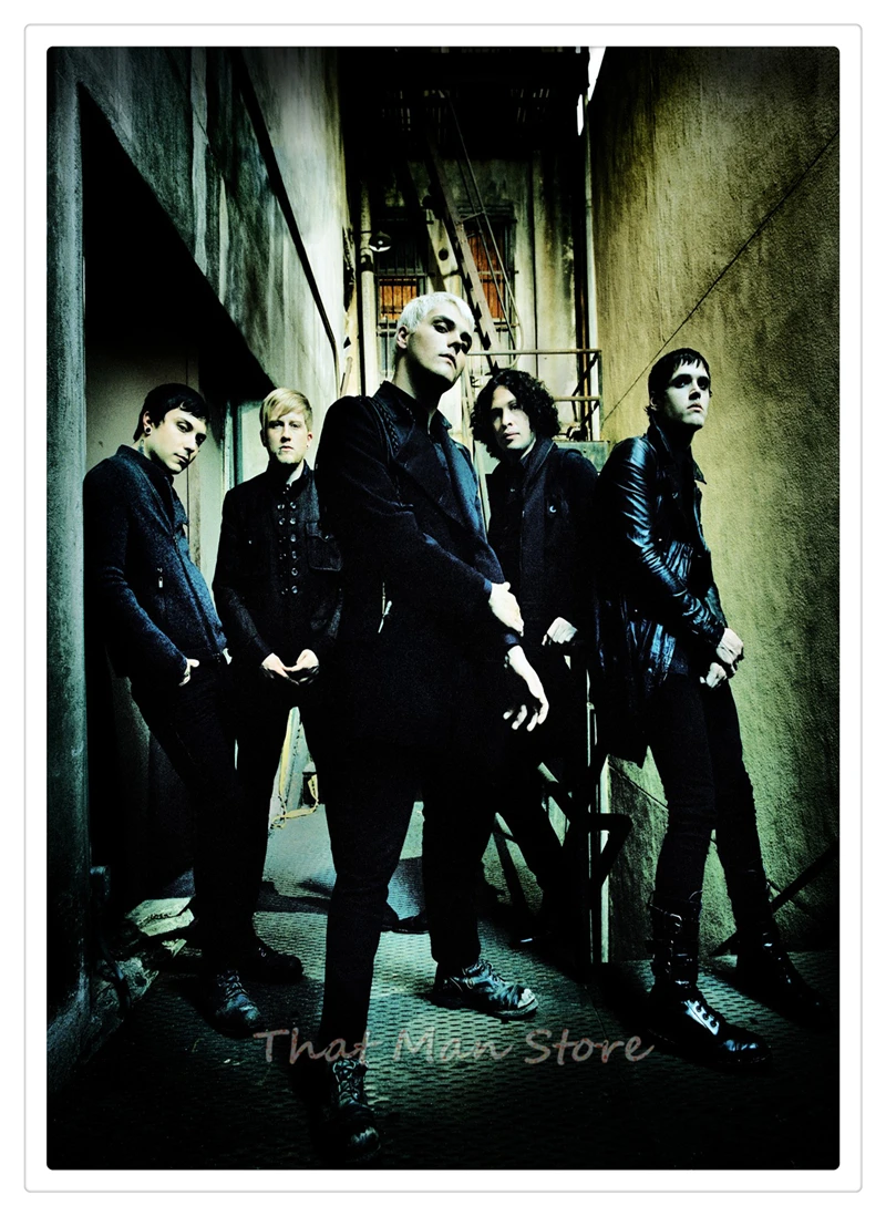 My Chemical Romance Американский панк-рок-группа ВИНТАЖНЫЙ ПЛАКАТ белая крафт-бумага ретро кафе домашний декоративный настенный плакат 42*30 см