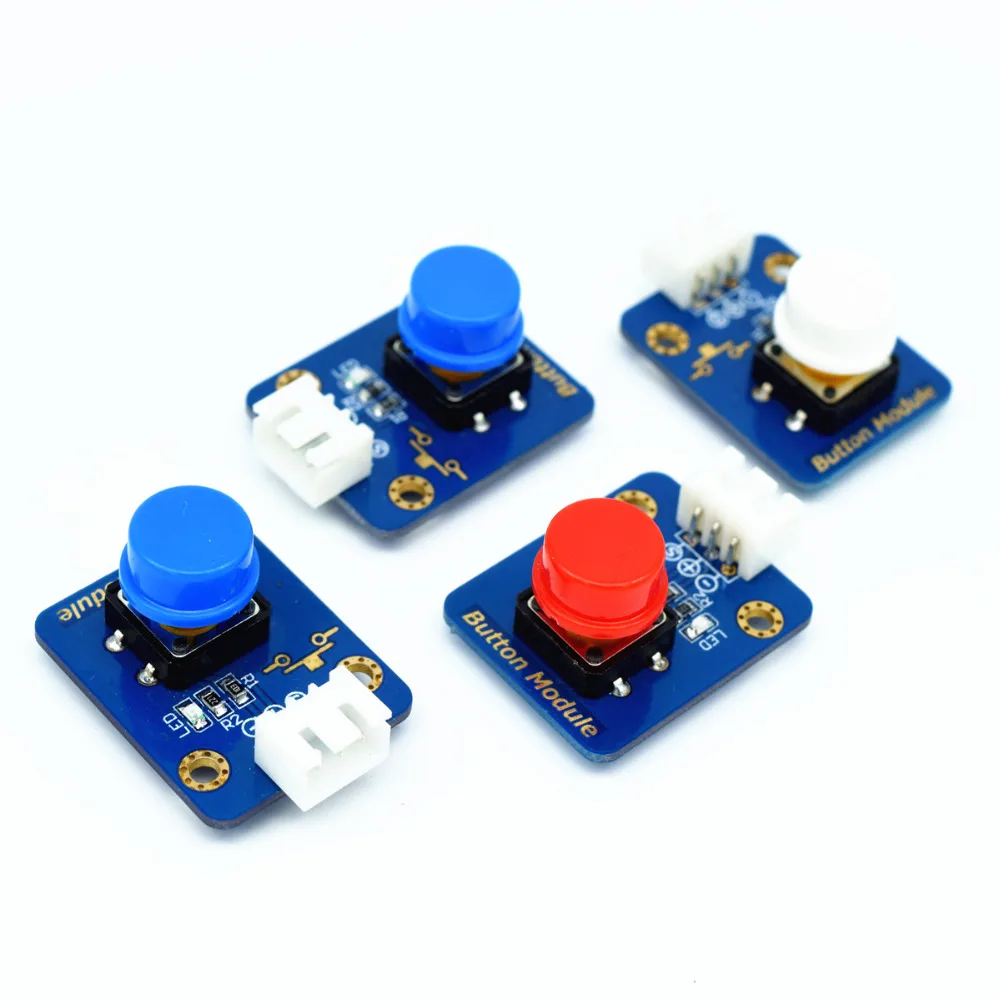 Adeept Новинка 4 шт. цифровой пуш-ап кнопочная панель модуль для Arduino Raspberry Pi рулейный модуль DSP PIC наушники набор "сделай сам"