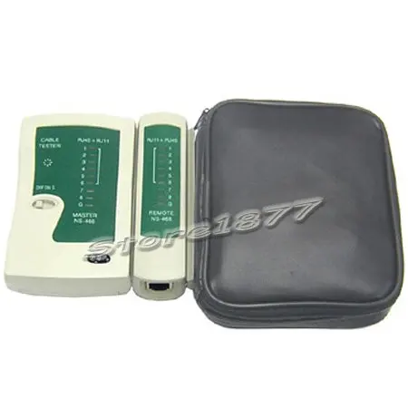 Новый тестер сетевого кабеля RJ11 RJ45 CAT5 UTP Lan s053|rj11 termination|rj11 cablerj11 rs232 |