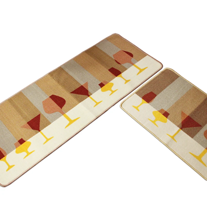 Украшения дома полиэстер печатный кухня коврики пола супер удобная для