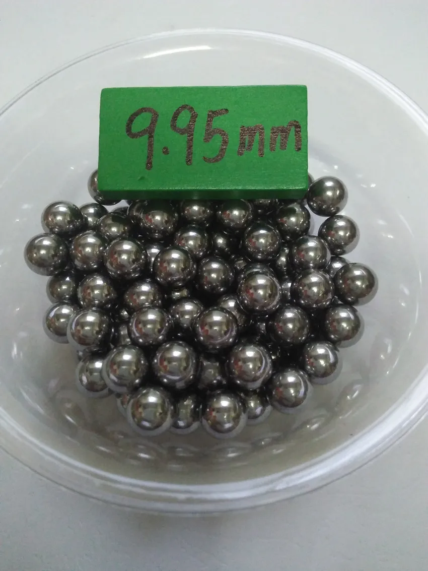 

Precision Steel Balls Hunting Slingshot Bearing steel ball G10 100 qty 9.95mm /0.3917 inch Steel Shot Slingshot Ammo Balls