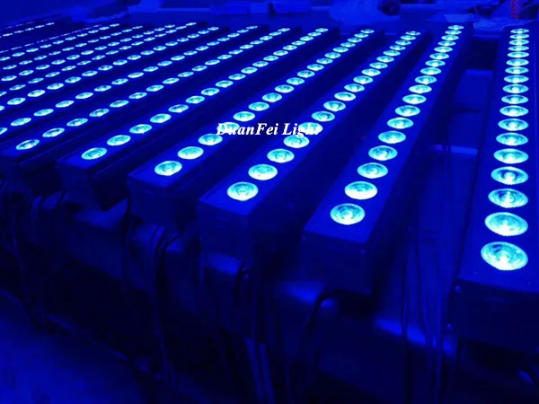 Светодиодная панель для дома 24 партии RGBWA УФ настенный светильник Dmx512 DJ