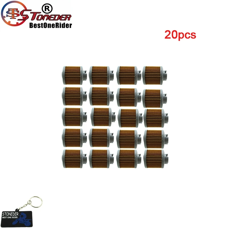 20pcs Масляный фильтр STONEDER для Zongshen 155cc ZS155 YX 150cc 160cc двигателя питбайк мотоцикл - Цвет: 20pcs