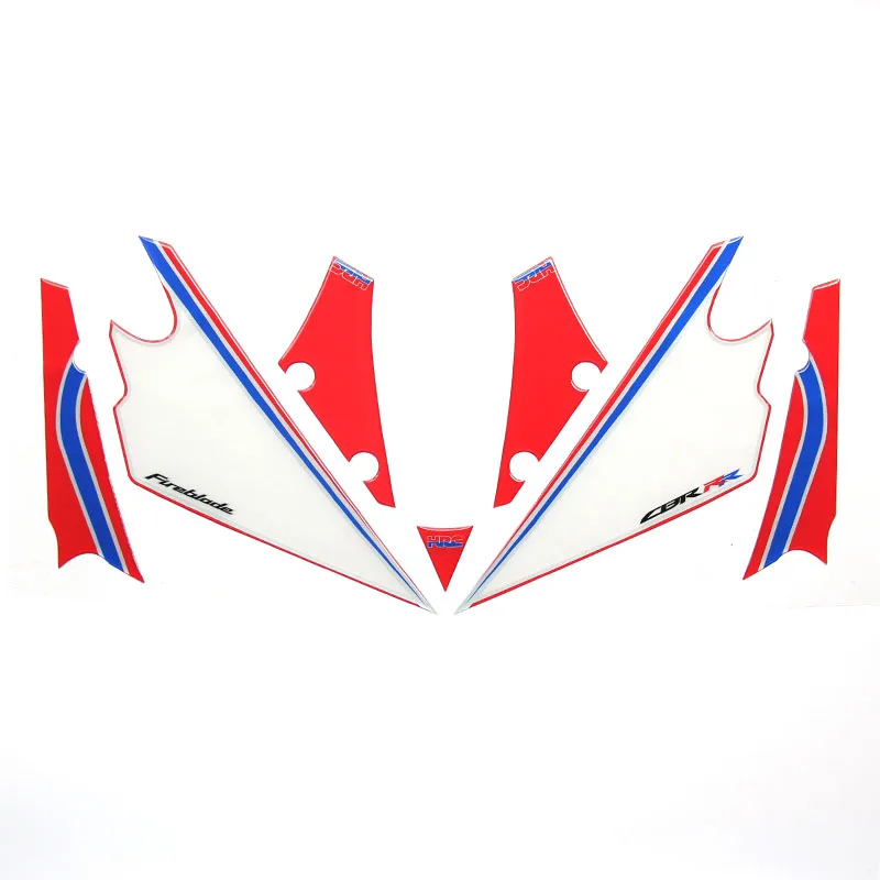 Мотоцикл для CBR1000RR sp HRC Передний Задний обтекатель двигателя автомобиля стикер 3D Edge Гель Защита бака краски pad - Цвет: 10