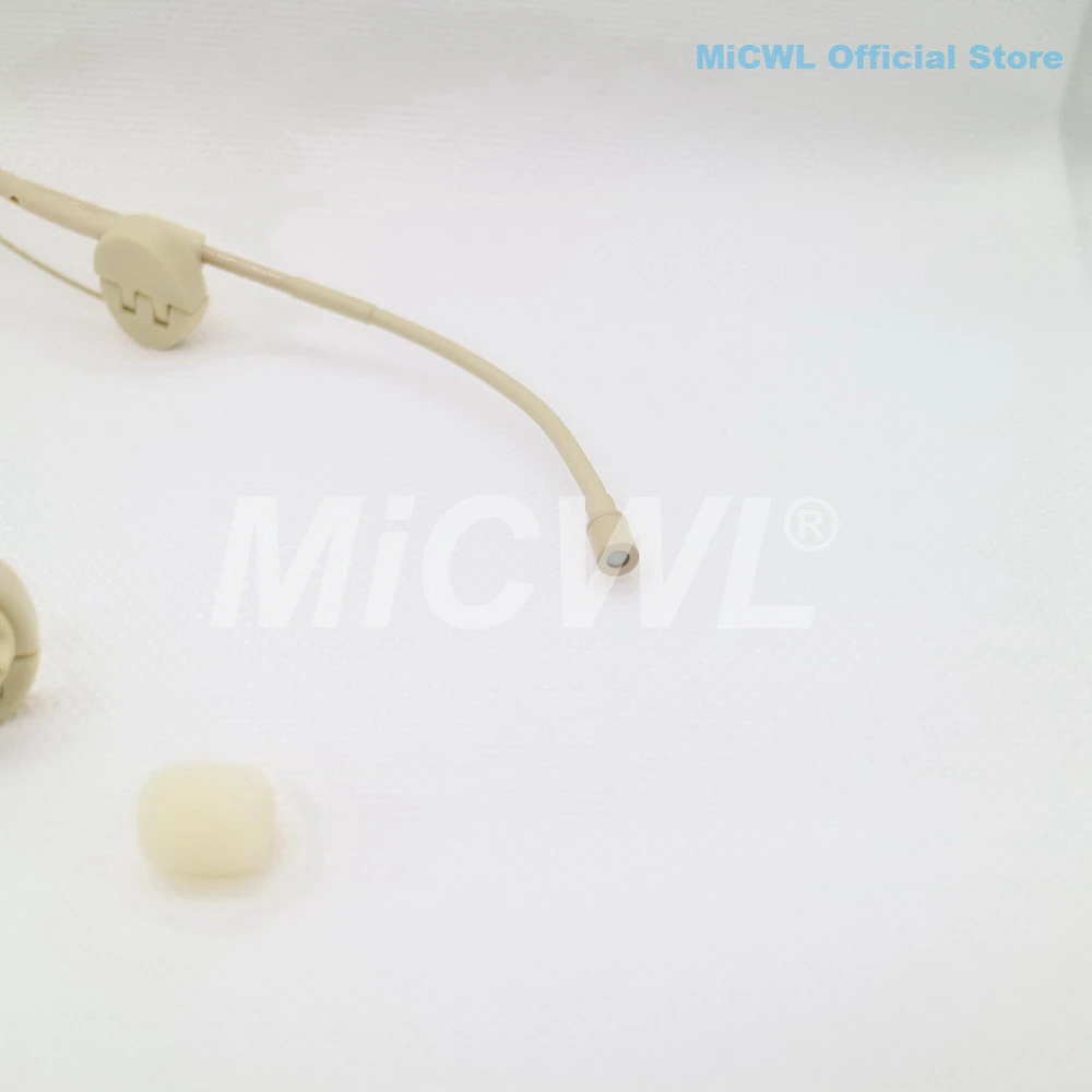 Бежевая гарнитура с микрофоном для Shure MiPro Sennheiser Audio-Technica AKG складной головной
